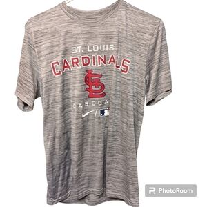 NIKE ST LOUIS CARDINALS CHARCOAL LEGEND PRACTICE VELOCITY Men's Size M
